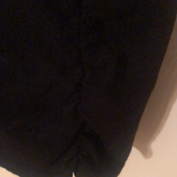 Alison Andrews rayon ruched 1x black dress 3/4 bell lace sleeve - Picture 9 of 11